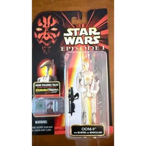 Star Wars Episode I OOM-9 Battle Droid Action Figure with CommTech Chip 1998
